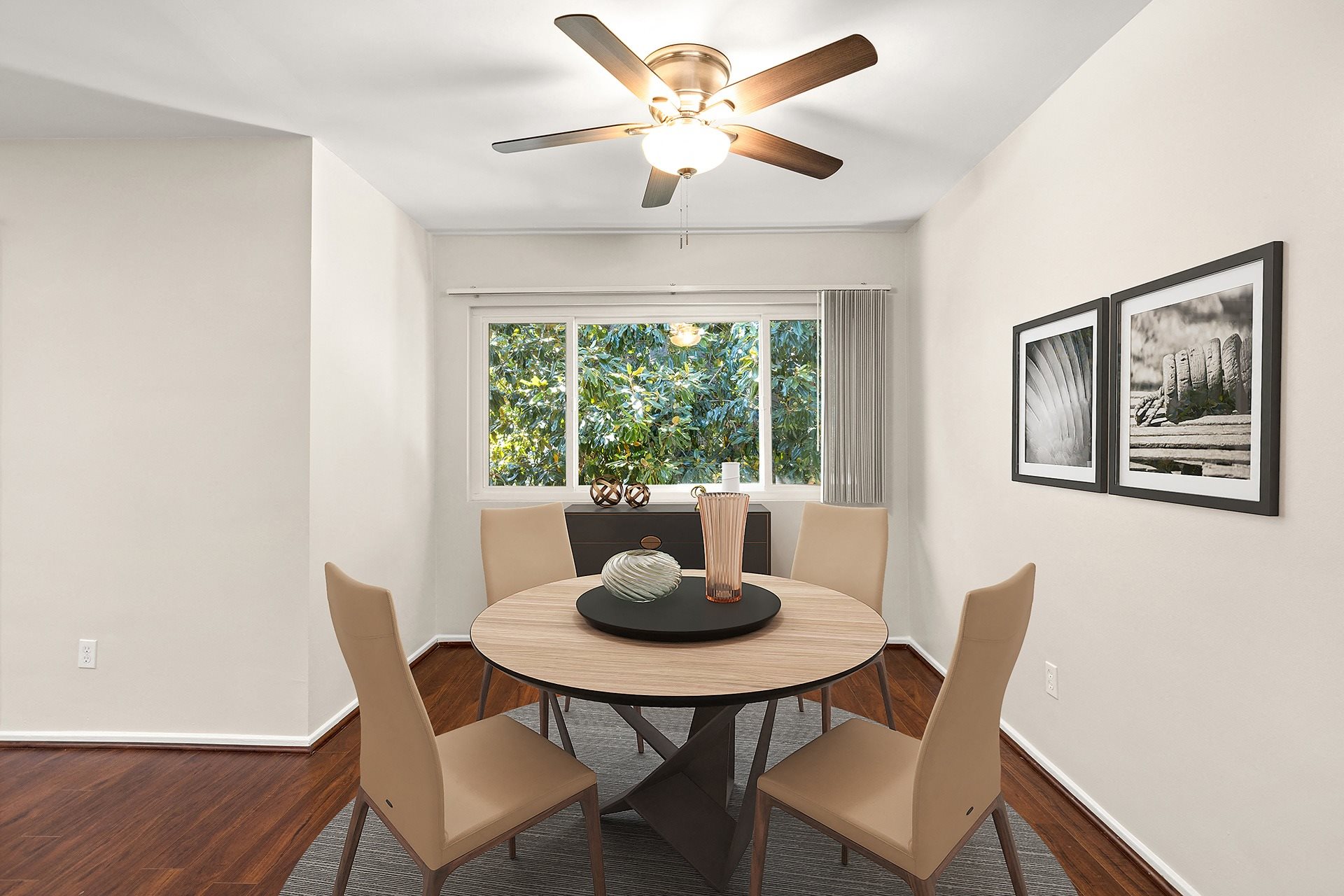 Elegant Dining Space at White Oak Terrace Apartments, California